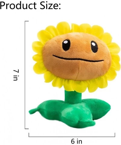 1 PC Plants Plush Toy PVZ Stuffed Figure Doll Sunflower Plush New for Children Great Gifts for Kids and Fans $17.69 Plush Fig...