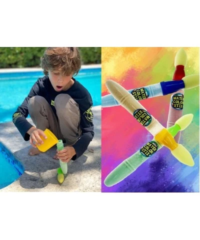 Sidewalk Paint Brushes Washable Chalk for Kids New Version (6 Sets Assorted) New Chalks Markers Paint Water Color Sticks for ...