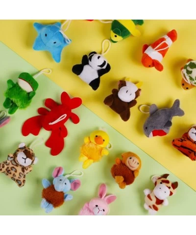 56 Pack Mini Plush Animals Toys Bulk Small Stuffed Ocean Animal Toy Set Keychain Decoration for Claw Machine Birthday Party F...