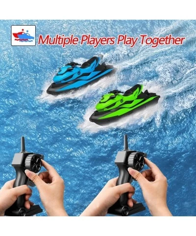 RC Boats for Kids & Adults - Remote Control Boat for Pools & Lakes with 2 Batteries / Dual Motors/2 Charger Cables & Low Batt...