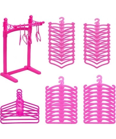 55PCS Doll Hangers for Doll Clothes Doll Accessories for 12 inch Dolls 1 Display Rack for Show Doll Clothes $21.64 Doll Acces...