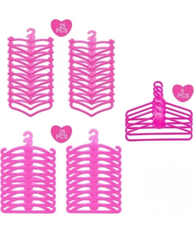 55PCS Doll Hangers for Doll Clothes Doll Accessories for 12 inch Dolls 1 Display Rack for Show Doll Clothes $21.64 Doll Acces...