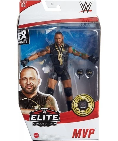 WWE MVP Elite Collection Series 90 Action Figure 6 in Posable Collectible Gift Fans Ages 8 Years Old and Up $41.09 Action Fig...