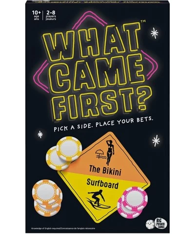 What Came First A Party Game About Picking Sides and Betting Big for Kids Teens and Adults $25.82 Board Games