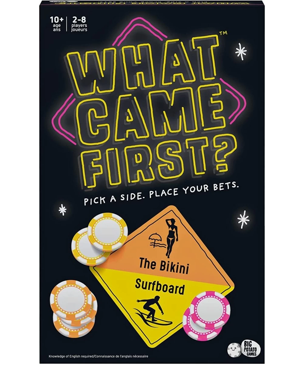 What Came First A Party Game About Picking Sides and Betting Big for Kids Teens and Adults $25.82 Board Games