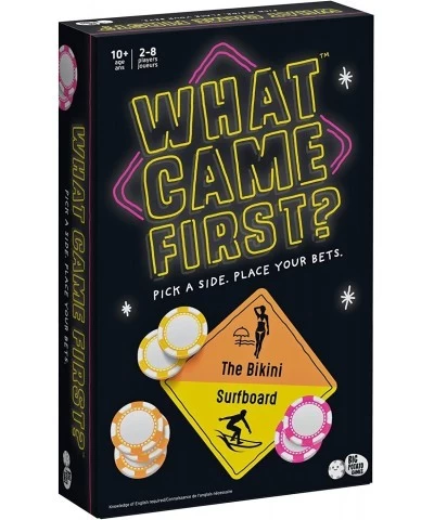 What Came First A Party Game About Picking Sides and Betting Big for Kids Teens and Adults $25.82 Board Games