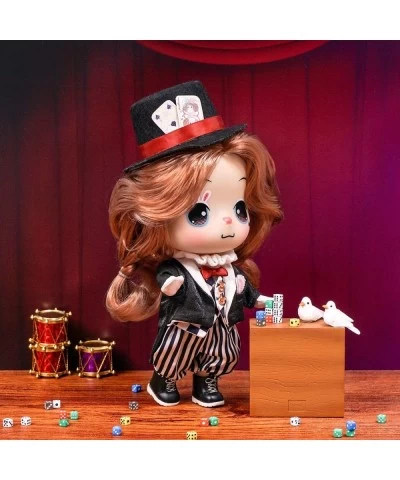 Ddung Personalized Handsome Circus Series. Magician Doll Confused Dress-Up Doll Gift Box Contains 8 Rich Accessories Reusable...