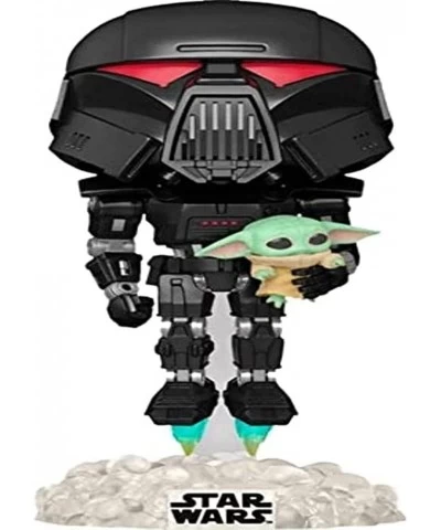 A valid licensee of Funko Star Wars: The Mandalorian Dark Trooper with Grogu Glow-in-The-Dark Vinyl Figure Exclusive $15.32 A...