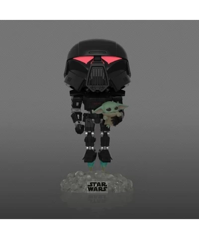 A valid licensee of Funko Star Wars: The Mandalorian Dark Trooper with Grogu Glow-in-The-Dark Vinyl Figure Exclusive $15.32 A...