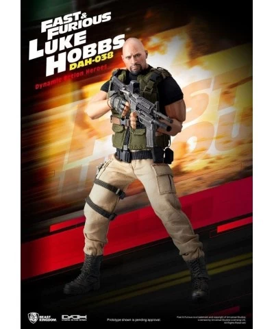 The Fast and The Furious: Luke Hobbs DAH-038 Dynamic 8ction Action Figure Multicolor $89.27 Action Figures