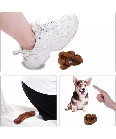 62pcs Fake Dog Poop Realistic Fake Turd Cockroach Fly Flies Maggot Halloween Novelty Floating Fake Poo Toys for April Fools' ...