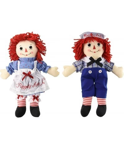 Bundle of 2 Aurora Dolls - Large 16'' Classic Raggedy Ann and Raggedy Andy $74.24 Dolls