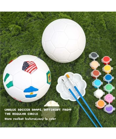 Paint Your Own Lamp Kit 3D DIY Soccer Night Light DIY Painting Soccer Lamp Art & Crafts Sets for Kids Soccer Birthday Party F...