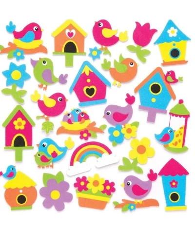 AW306 Bird Foam Stickers - Pack of 120 Self Adhesives Perfect for Children to Decorate Collages and Crafts Ideal for Schools ...