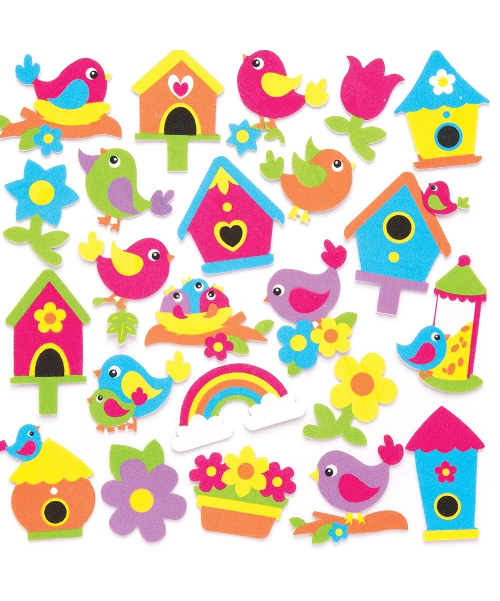 AW306 Bird Foam Stickers - Pack of 120 Self Adhesives Perfect for Children to Decorate Collages and Crafts Ideal for Schools ...