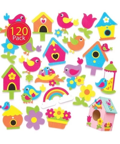 AW306 Bird Foam Stickers - Pack of 120 Self Adhesives Perfect for Children to Decorate Collages and Crafts Ideal for Schools ...