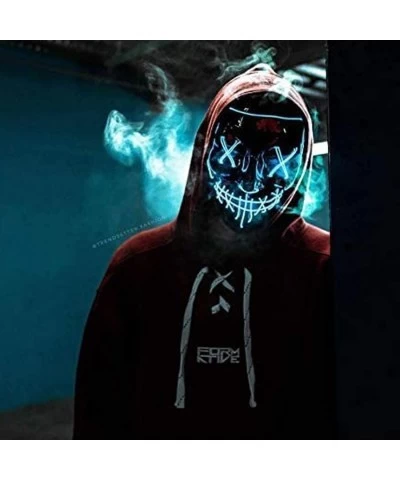 Halloween Scary Mask LED Light Up Purge Mask for Festival Cosplay Halloween Costumes $24.06 Kids' Dress-Up Accessories