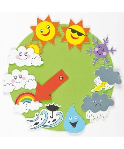 EV3082 Weather Foam Stickers - Pack of 96 Self Adhesives Perfect for Children to Decorate Collages and Crafts Ideal for Schoo...