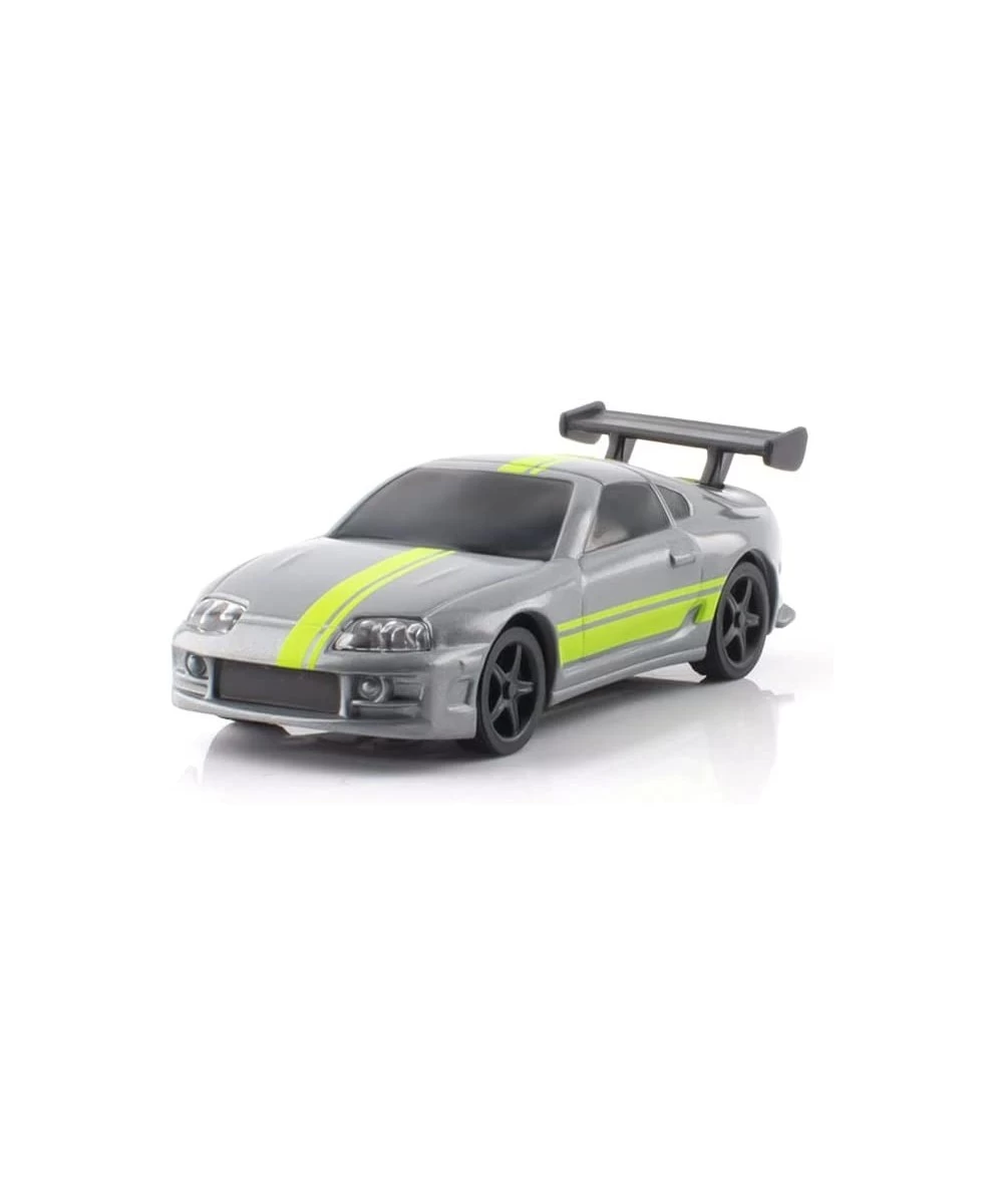 Ready to Run 1:76 Scale RC Sport Car Table Racing Remote Control Mini Model Car Mini Full Proportional RTR Kit Toys (C73-Grey...