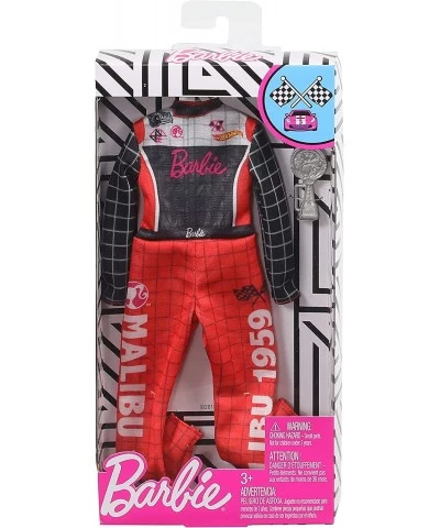 Clothes Career Outfit Doll Racecar Driver Jumpsuit with Trophy Gift for 3 to 8 Year Olds $14.02 Doll Accessories