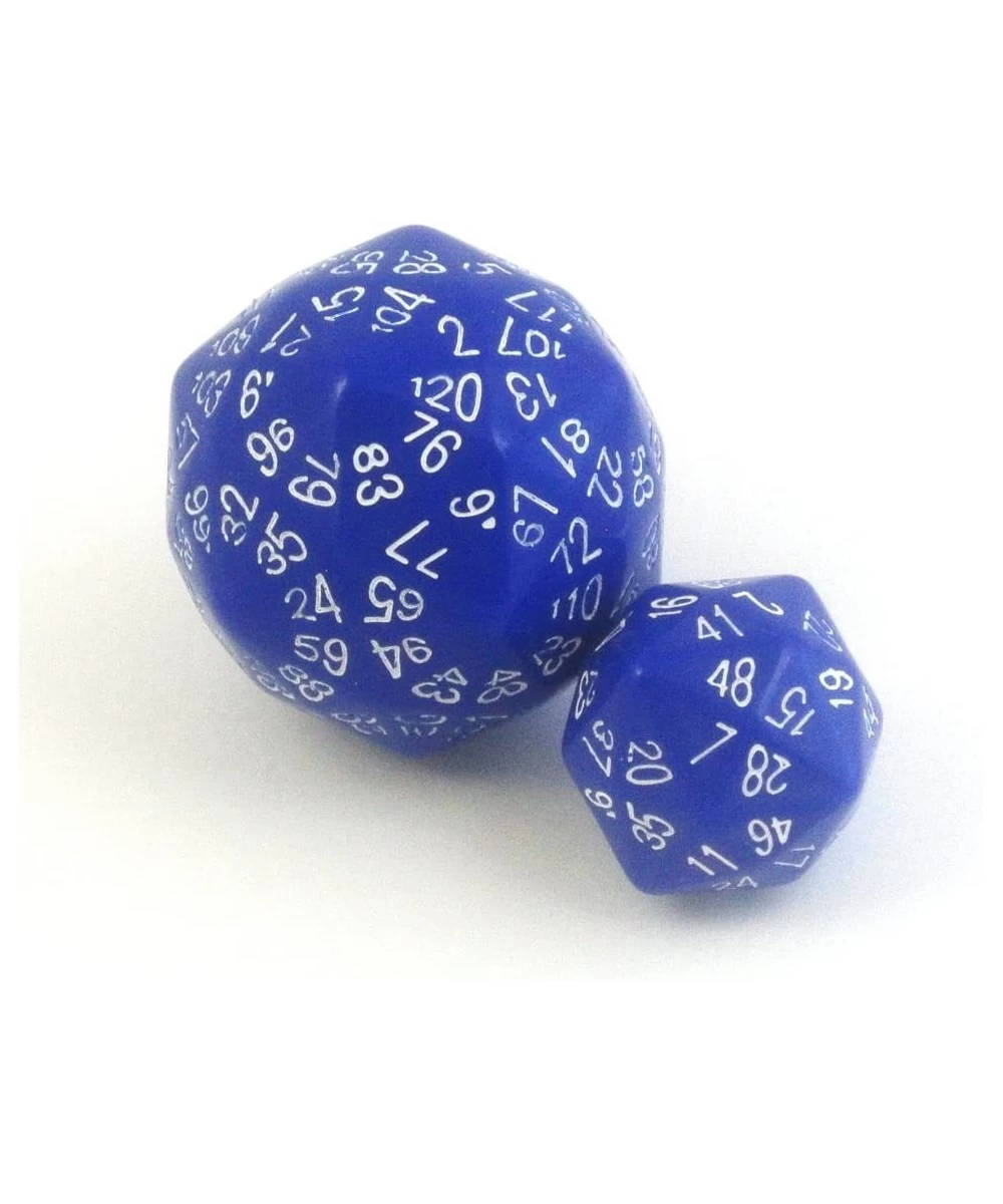 120-sided and 48-Sided Dice in Blue $45.70 Game Accessories