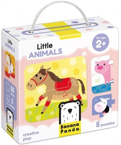 Little Animals - Jigsaw Puzzle Set - includes 5 Beginner Puzzles for Kids Ages 2 Years and Up Multicolor $19.51 Jigsaw Puzzles