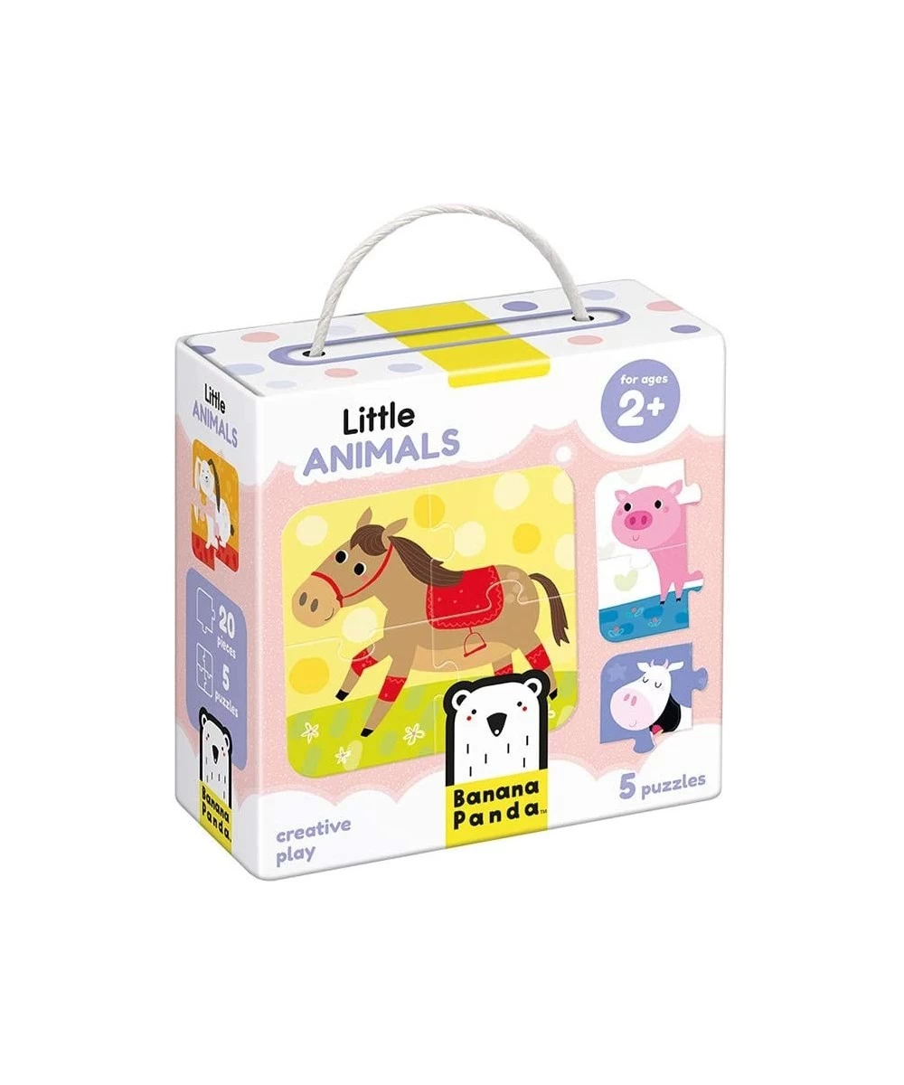 Little Animals - Jigsaw Puzzle Set - includes 5 Beginner Puzzles for Kids Ages 2 Years and Up Multicolor $19.51 Jigsaw Puzzles