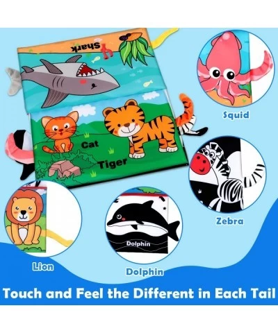 Baby Toys 0-6 Months - Tummy Time Mirror Toys with Cloth Books & Teethers - Montessori Infant Toys for Babies 0 3 6 9 Months ...