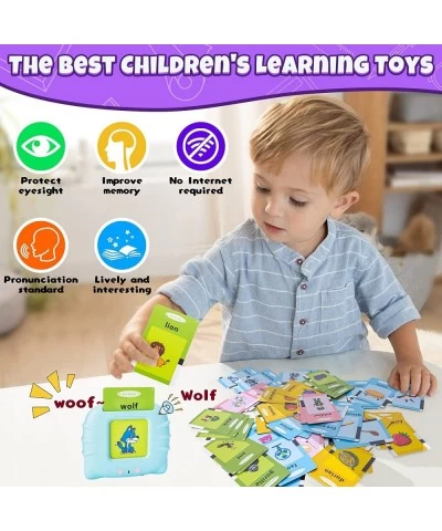 Learning Toys for 1 2 3 4 5 6 Year Old 112pcs Talking Flash Cards for Toddlers Ages 1-6 Preschool Educational Toys for Kids T...