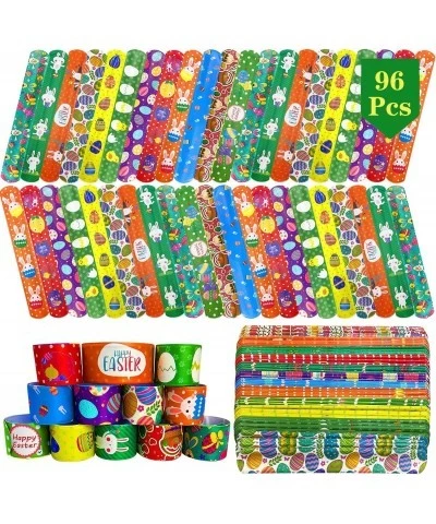 96 PCS Easter Slap Bracelets Toys for Kids Boys Girls Easter Basket Stuffers Egg Fillers Gifts Party Favors $21.74 Kids' Dres...