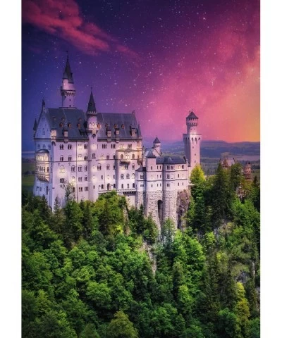 Blanc - Neuschwanstein at Dusk - 500 Piece Jigsaw Puzzle $19.10 Jigsaw Puzzles