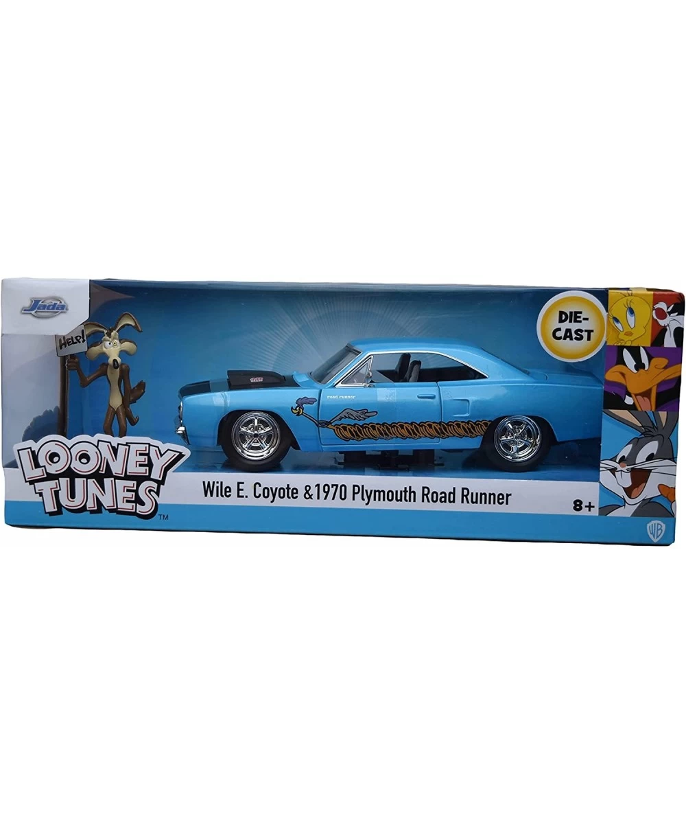 Jada Wile E Coyote & 1970 Plymouth Road Runner Looney Tunes $61.04 Buildings & Scenery for Kids' Play Figures & Vehicles