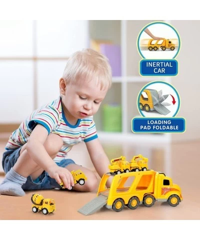 5 Pack Construction Truck Toys for 3 4 5 6 Years Old Toddlers Boys and Girls Car Toy with Sound and Light Play Vehicles in Fr...