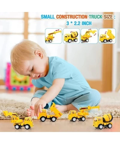 5 Pack Construction Truck Toys for 3 4 5 6 Years Old Toddlers Boys and Girls Car Toy with Sound and Light Play Vehicles in Fr...