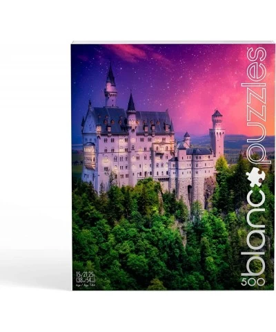 Blanc - Neuschwanstein at Dusk - 500 Piece Jigsaw Puzzle $19.10 Jigsaw Puzzles