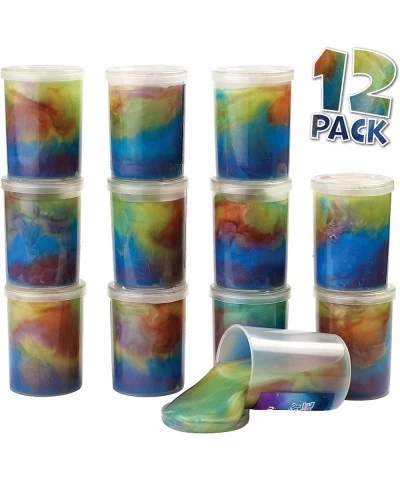 - 12 Pack Galaxy Slime 1.5"x3"- Assorted Unicorn Party Favors Stress Relief Toys for Kids DIY Decoration -Bulk Party Pack-Goo...