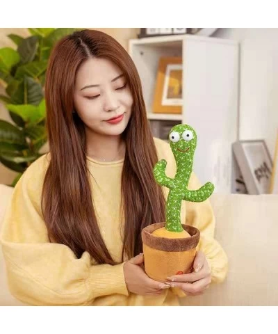 Electric Dancing Singing Cactus Toy for Babies Mimicking Talking Cactus Toys Wiggly Repeating Cactus Plush Toy (120 Songs) $2...