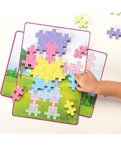 Plus-Plus BIG - BIG Picture Puzzles Pastel Color Mix - Construction Building Stem Toy Interlocking Large Puzzle Blocks for To...