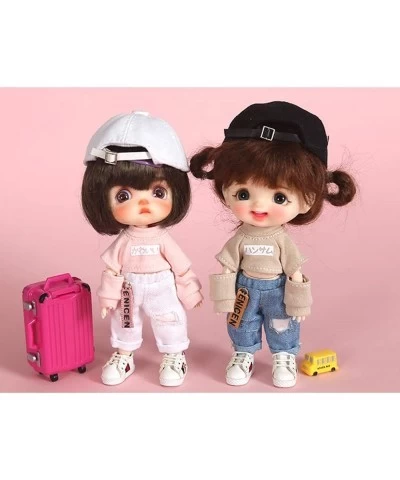 BJD Doll Clothes Fashion Top for OB11 Molly Gsc 1/12bjd Doll 11cm Body Clothes Doll Accessories Toys (Milk Tea Color) $23.40 ...