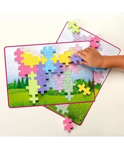 Plus-Plus BIG - BIG Picture Puzzles Pastel Color Mix - Construction Building Stem Toy Interlocking Large Puzzle Blocks for To...