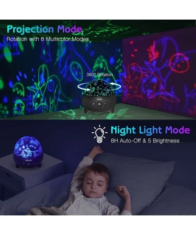 Dinosaur Toys Dinosaur Toys for Kids 3-5 Rotating Dinosaur Projector Night Light for Boys Dinosaur Toys for Kids 5-7 Christma...