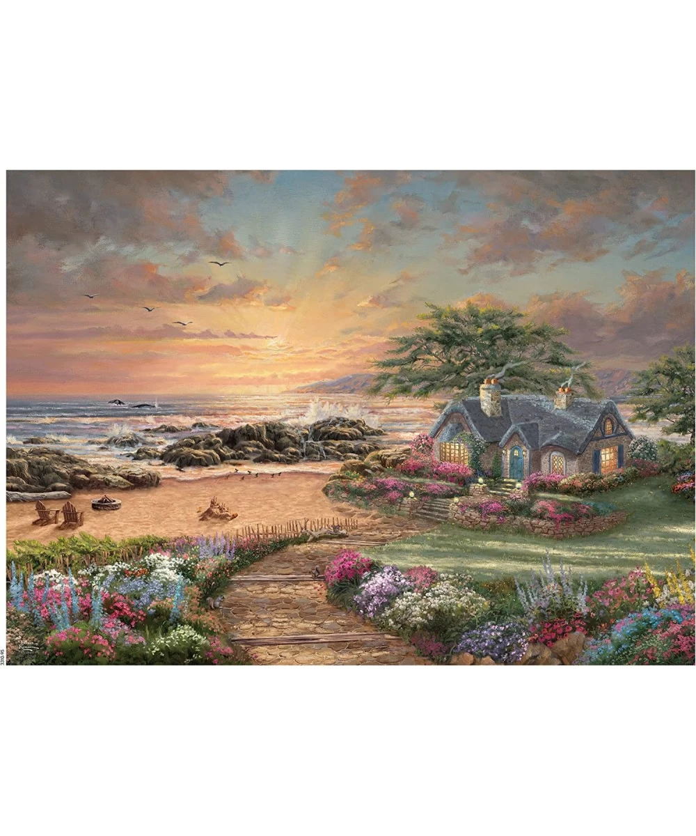 Thomas Kinkade - Seaside Cottage - 1000 Piece Jigsaw Puzzle $25.67 Jigsaw Puzzles