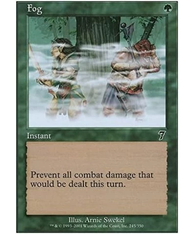 Magic: the Gathering - Fog - Seventh Edition $12.29 Card Games