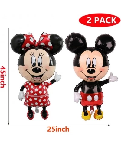 45 Inch Giant Jumbo Size Mickey Mouse Character Foil Balloon Minnie Mouse Balloons for Kids Birthday Party Decoration $22.31 ...