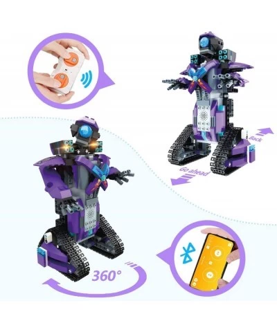 STEM Building Block Toy RC Robot for Kids  aukfa App Controlled & Remote Control Robotic Toy for Boys and Girls  Engineering ...