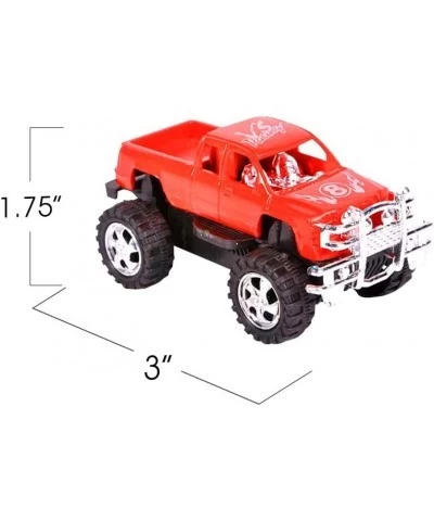 3 Inch Pull Back Mini Pickup Trucks for Kids Set of 12 Pullback Racers in Assorted Colors Birthday Party Favors for Boys & Gi...