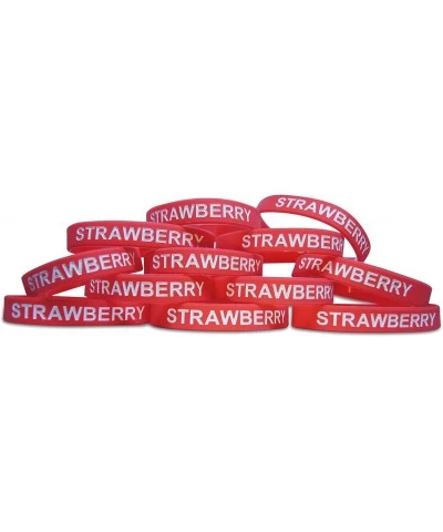 Strawberry Red Fruit 12-Piece Party Favor & Carnival Prize Rubber Band Wristband Bracelet Accessory $19.44 Kids' Party Favor ...