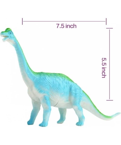 Dinosaur Figure 7 Inch Jumbo Dinosaur Toy Playset(12 Pack) Safe Material Assorted Realistic Dinosaur Vinyl Plastic Dino Dinos...