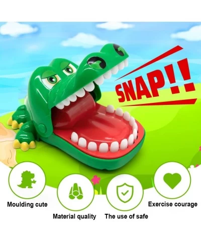 Upgraded Version Crocodile Teeth Game for Kids Party Dentist Biting Finger Games Funny Toys $24.53 Gags & Practical Joke Toys