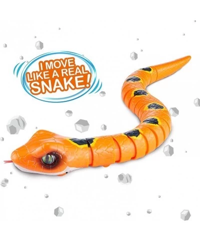 Slithering Snake Battery-Powered Robotic Toy by ZURU Orange $22.68 Electronic Pets